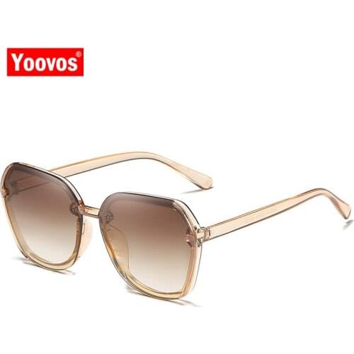 Yoovos Fashion Luxury Women sunglasses 2021 New Gradient Sunglasses Women Fashion Brand Designer Oculos De Sol Feminino