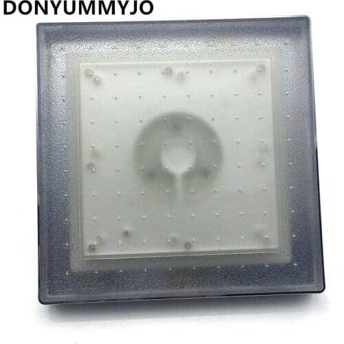 New Design Square Temperature Sensitive Rainfall LED Shower Head RBG Color Change And 7 Colorful Changing