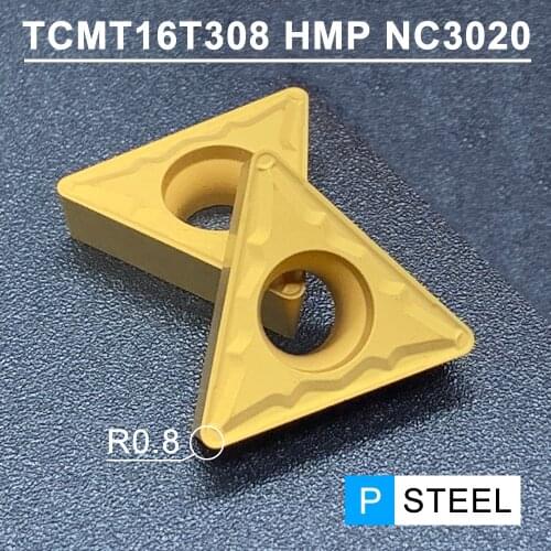 TCMT16T308 HMP NC3020 Original Carbide Inserts Internal Turning Tool Lathe Cutter Semi-finishing Cutting Tool Processed Steel