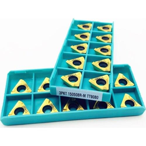 Carbide tool 3PKT150508R M TT9080/100408Rnew high quality metal turning tool CNC machine tool milling tool3PKT150508 lathe blade