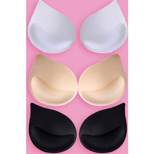 3/2/1Pair Plunge Bra Padding Inserts Swimsuit Bikini for Women Push Up Breast Enhancer Cup Nipple Cover Intimates Accessories