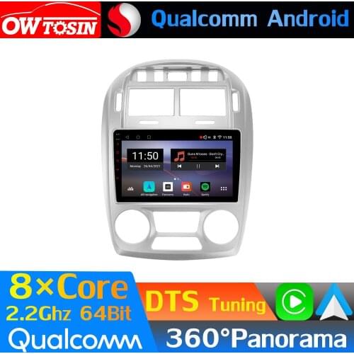 Qualcomm 8Core Android Car Media For Kia Cerato Spectra 1 LD 2004-2008 GPS HDMI 360 Panoramic Radio CarPlay DTS DSP 4G LTE WiFi