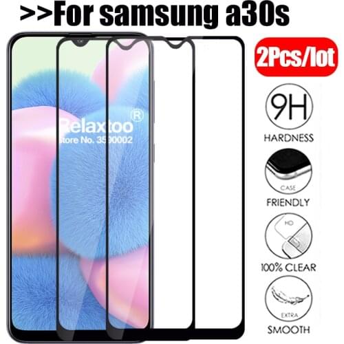 2Pcs Tempered Glass For Samsung Galaxy A30s Screen Protector on the For Samsung A30s 2019 A 30s A307F A307 SM-A307F Glass Film