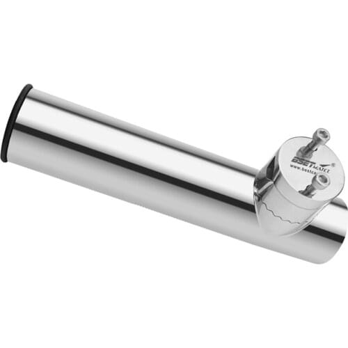 316 Stainless Steel Marine Clamp on Fishing Rod Pole Holder for Ship Yacht Rails 3/4 inch 19mm 7/8-inch 22mm or 1 inch 25mm