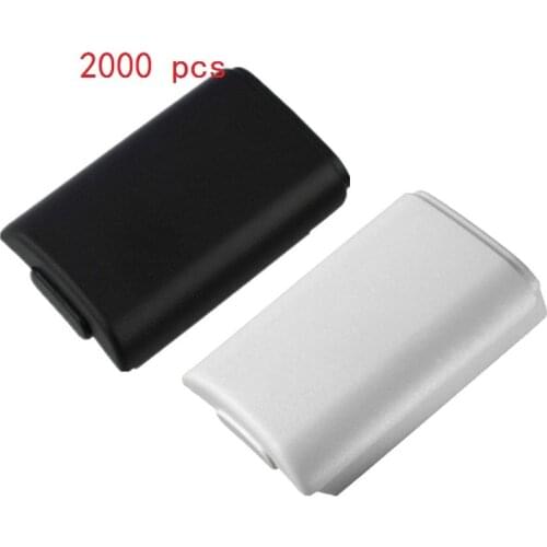 2000 pcs Battery Pack Cover Shell Shield Case Kit for Xbox 360 Wireless Controller Repair Part Battery Compartment Pack Cover c