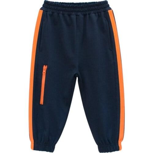 2021 Autumn Children Girls Boys 100% Cotton Trousers Kids Sport Casual Long Pants for 1 to 9 Years 5079