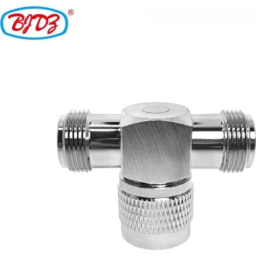 Free shipping 5pcs N female to male to female connector rf T-type adapter