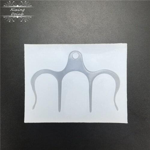 DIY musical instrument clip shape resin silica gel mold hand craft jewelry ornament making mold