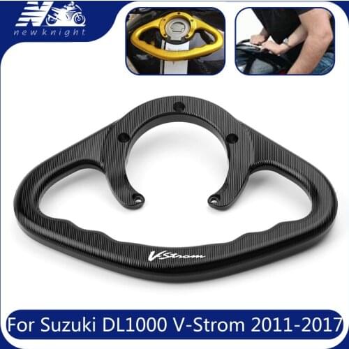 For Suzuki DL1000/XT V-Strom Motorcycle CNC Aluminum Passenger Handgrips Hand Grip Tank Grab Bar Handles Armrest Accessories