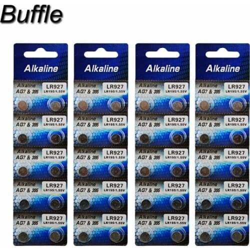 40pcs/4pack Buffle AG9 Button Cell Coin Batteries 394 L936 LR45 194 1.5V Watch Battery Drop Shipping Wholesales