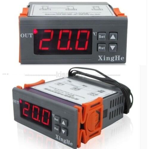 DYKB AC/DC 110V 220V 12V Digital LCD Thermostat Regulator Temperature Controller Refrigerator freezer Heating Cooling control