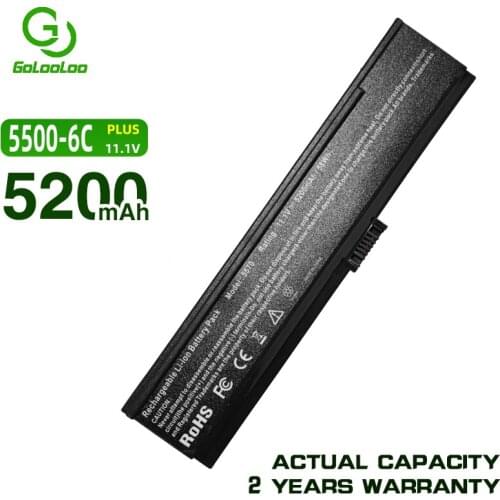 Golooloo 4400MaH Battery for Acer Aspire 3030 3054 3200 3600 3602 3603 3608 3682 3683 3684 3684 5030 5051 5500 BT.00603.006