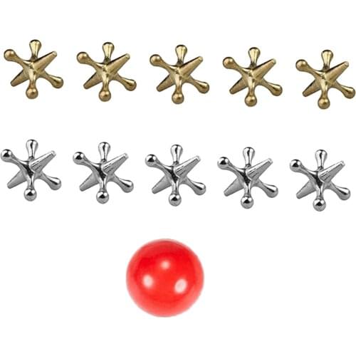 Jacks Five Stones Ball Game Toy Vintage Retro Knucklebones Kids Child Game