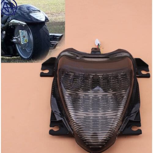 Motorcycle Integrated LED Brake Lamp Tail Light+Turn Signals Light Taillight Smoke/Clear Lens For Suzuki M109R Boulevard 2006-09