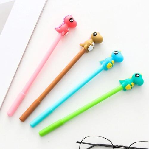 Korean stationery cartoon funny little monster neutral pen student stationery black signature pen Taobao gift