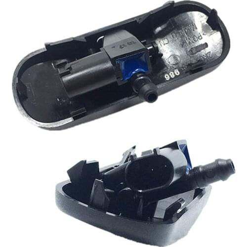 2PCS Car Windshield Windscreen Washer Spray Nozzles Jet For VW Passat B6 Jetta Golf MK6 GTI Caddy Audi 8K A4 A5 Q5 S4 S5 RS4
