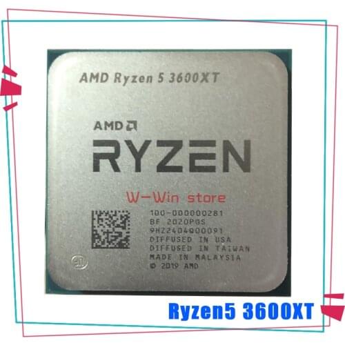 AMD Ryzen 5 3600XT R5 3600XT 3.8 GHz Six-Core Twelve-Thread CPU Processor 7NM 95W L3=32M 100-000000281 Socket AM4