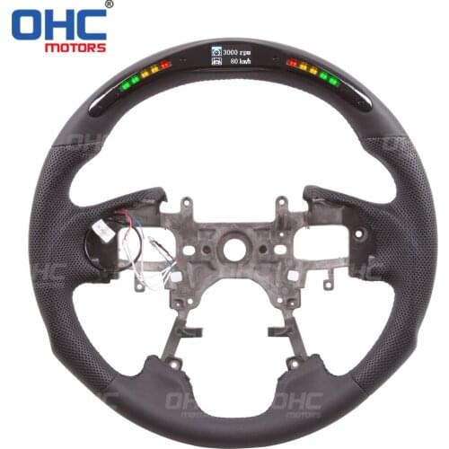 Real Carbon Fiber LED Steering Wheel compatible for Ac-co-rd CT1 CT2 CR3 CR3