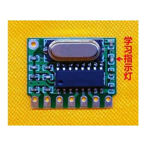 315MHz High Sensitivity Hyperheterodyne Wireless Remote-Control Learning Decoder Module (Interlocking)