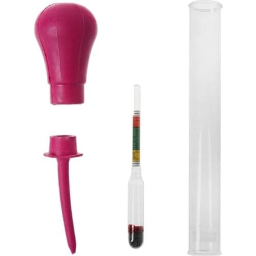 1.100-1.300 Suction Type Battery Electrolytic Hydrometer Electro-hydraulic Density Meter 37MB
