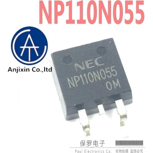 10pcs 100% orginal new real stock MOS field effect tube NP110N055PUG NP110N055 110N055 TO-263