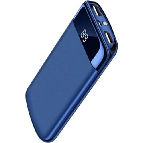 10000mAh Portable Power Bank Phone Charger Large Capacity Outdoor Travel LCD Digital Display LED Lighting Poverbank For XiaoMi