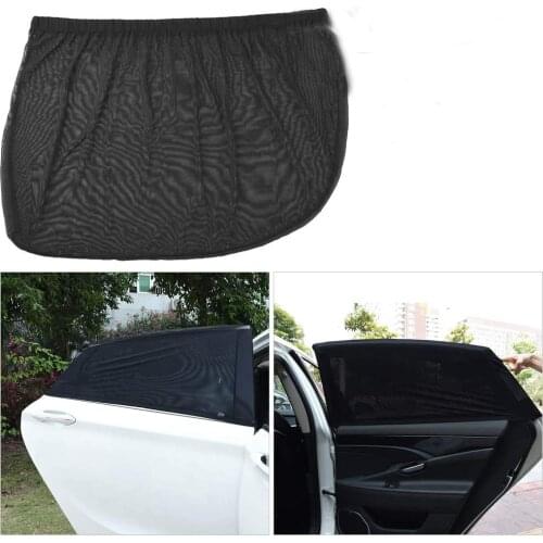 2pcs Car Sun Shade Styling Accessories Auto UV Protect Curtain Side Window Sunshade Mesh Sun Visor Protection Films roller blind