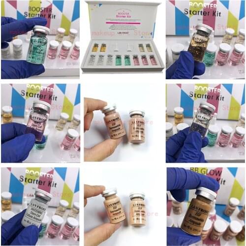 2PCS Korean BB Cream Dermewhite bb Serum Booster Starter Kit with bb Foundation Niacinamide derma pen anti-pigment brightening