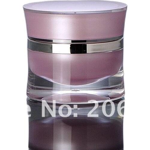 30G pink acrylic cream bottle ,cosmetic container,,cream jar,Cosmetic Jar,Cosmetic Packaging