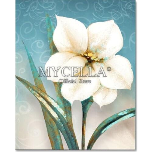 5d Diy Diamond Painting Flowers Cross Stitch Embroidery Mosaic Pictures Full Square Rhinestones Decoration Home Wall Sticker