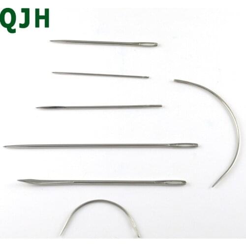 7pcs/Set Stainless Steel Sewing Needles Sewing Pins Set Household Different Sizes For Carpet Leather Canvas Home DIY Crafts