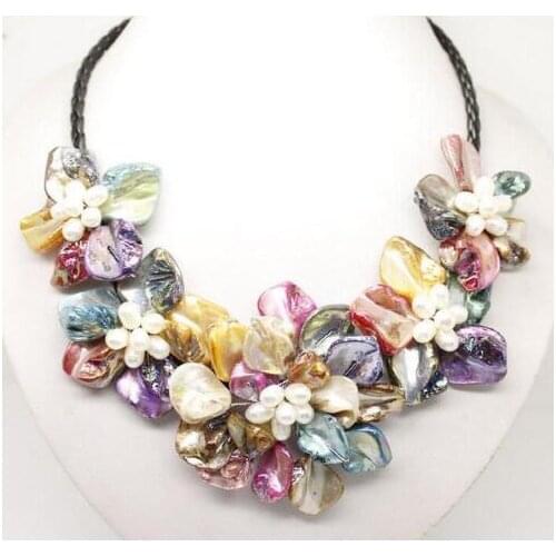 Noble jewelry Charmming!8-9mm Freshwater White Cultured Pearl Necklace DIY women hot sale jewelry