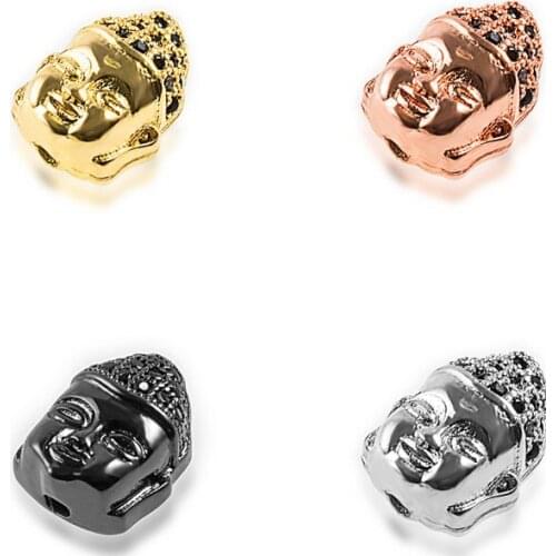 11*9mm tube head crystal micro pave cz zircon cubic zirconia beads copper silver gold plated bracelet accessories yfg34