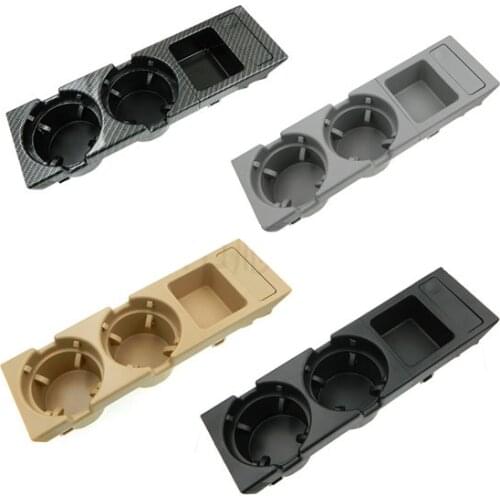 Bmw 3 Series E46 318I 320I 98-06 51168217953 Black Car Center Console Water Cup Holder Beverage Bottle Holder Coin Tray For