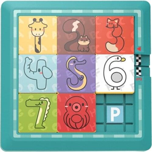 Children Interactive Traffic Jam Logic Game Educational Toys for Preschool Kids Brain Training Improve Intelligence Toys