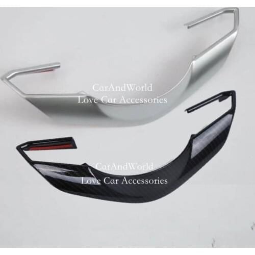 For 2017 2018 Mazda CX-3 CX3 Interior Steering Wheel Button Cover Trims ABS Chrome Stickers CX 3 Car-styling Accessories