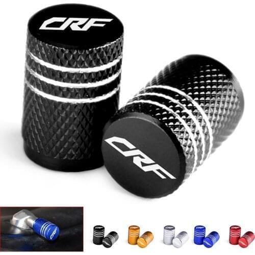 For Honda CRF250R CRF450R CRF450X CRF 250 450 R 2007-2020 Aluminum Alloy Motorcycle Wheel Tire Valve Caps Tyre Rim Stem Covers