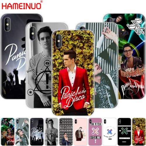 HAMEINUO brendon urie Panic At The Disco cell phone Cover case for iphone X 8 7 6 4 4s 5 5s SE 5c 6s plus