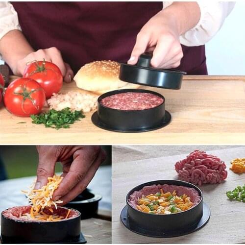 Round Hamburger Press for Meat Beef Grill Burger Press Patty Maker Sausage Patty Machine Cooking Accessories Kitchen Tool