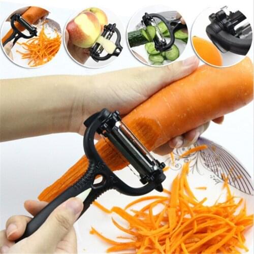 Kitchen Gadgets 360 Degree Rotary For Potato Apple Peeler Spiralizer Carrot Cucumber Grater Vegetable Fruit Slicer Cutter Tools