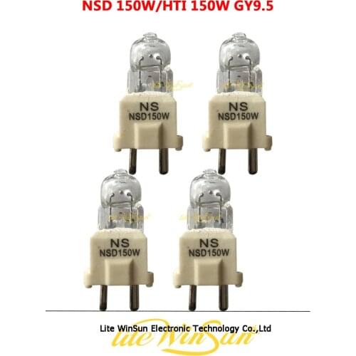 4pc Freeship HIT150 NSD150W GY9.5 Metal Halide Lamp Bulb Moving Head Light 150W Replace Lamp Source NSD 150W HIT 150W