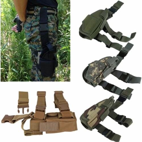 Multifunction Tactical Pistol Gun Drop Leg Thigh Holster Military Portable Universal Adjustable Magic Strap Hunting Accessories