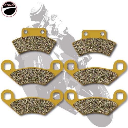 Motorcycle Brake Pads F+R For POLARIS ATV 300 2x4 / 4x4 94-95 Xpress 300 400 96-00 Magnum 425 2x4 4x4 6x6 95-98 350 400 L 90-95
