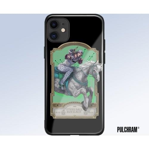 Johnny Joestar STEEL BALL RUN Tempered Glass Soft Silicone Phone Case Cover Shell For iPhone SE 6s 7 8 Plus X XR XS 11 Pro Max