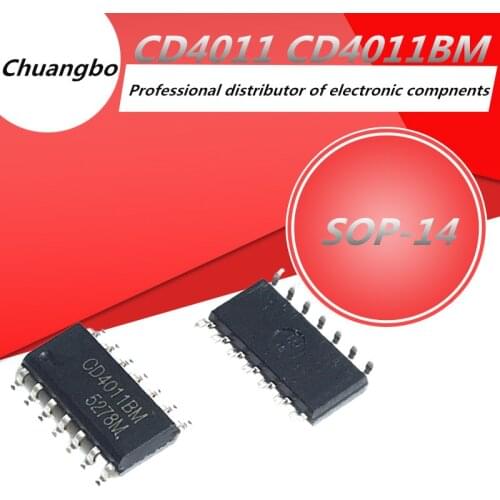 10pcs CD4011BM CD4060BM CD4066BM CD4001BM CD40106BM CD4013BM CD4051BM SOP14 SOP16 SMD CD4011 4060 4001 CD4013 New spot