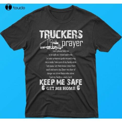 New Truck Driver Prayer Trucker Driving Gift T-Shirt Tee Shirt S-5Xl