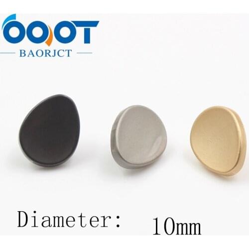 OOOT BAORJCT A-18315-9,10 pcs,10 mm High quality classic fashion metal buttons clothing accessories DIY handmade