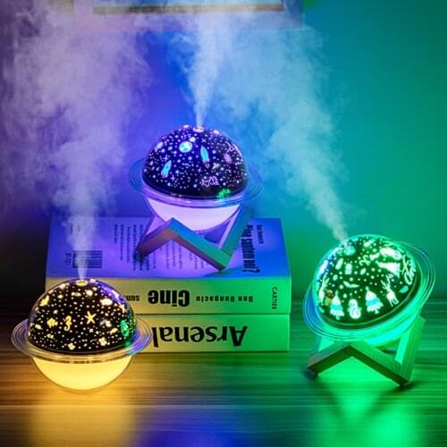 LED Tbale Lamp Humidifier USB Air Purifier Atomization Home Car Mist Maker Night Lamp Office Air Purifier Home Air Fresher