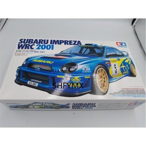 Tamiya Hobby Toys 1/24 SUBARU Impreza WRC2001 Model Car Building Assembly Kits For Adults Diy Or Children Kids Gift