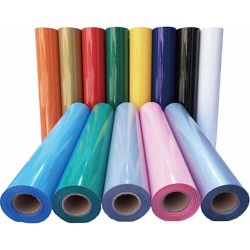 20cm*100cm PU Heat Transfer Vinyl Iron-on HTV T-Shirt Textiles Cricut Film Heat Press Vinyl